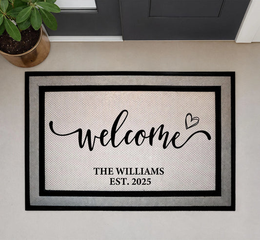 Personalized Custom Door Mat 18x30 inches