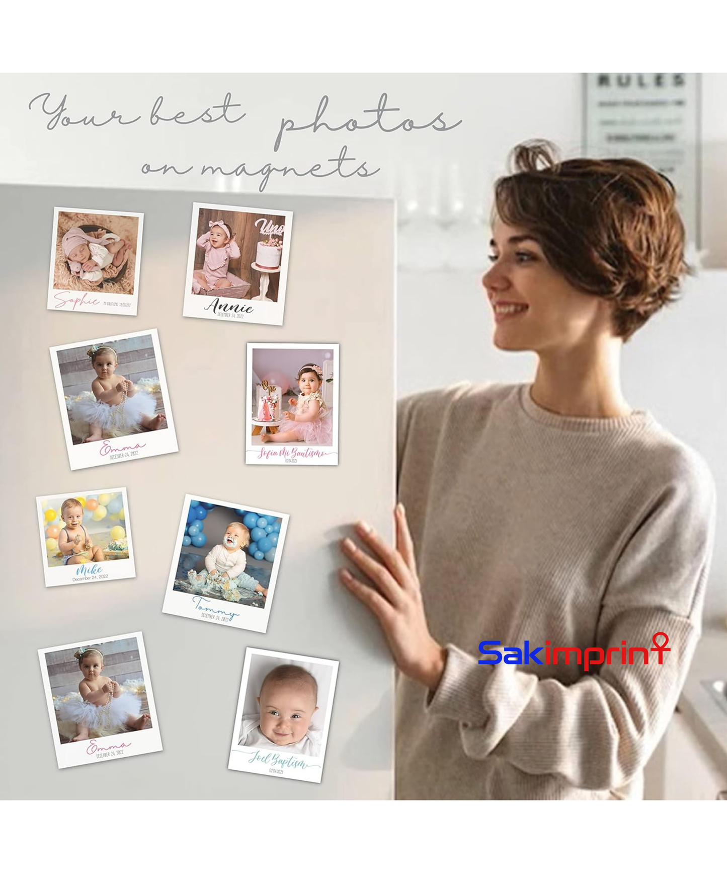 Custom Fridge Photo Magnet