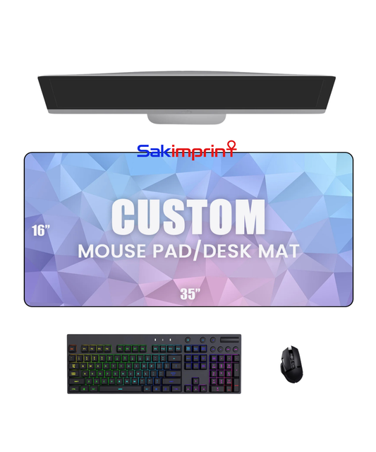 Custom Desk Mat Gaming Mouse Pad - 3XL - 35" x 16"