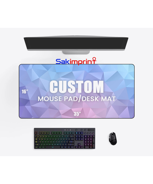 Custom Desk Mat Gaming Mouse Pad - 3XL - 35" x 16"