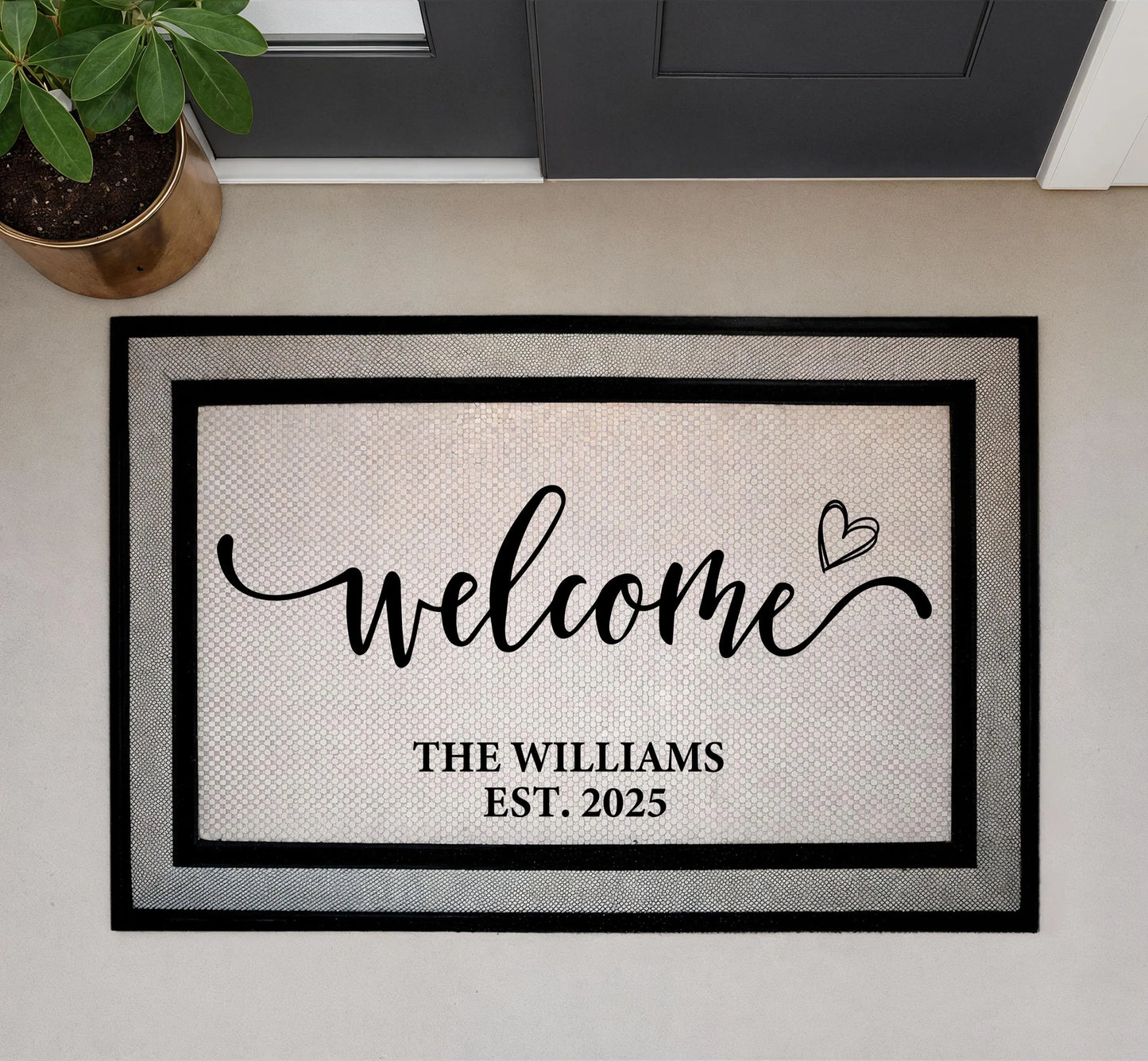 Personalized Custom Door Mat 18x30 inches